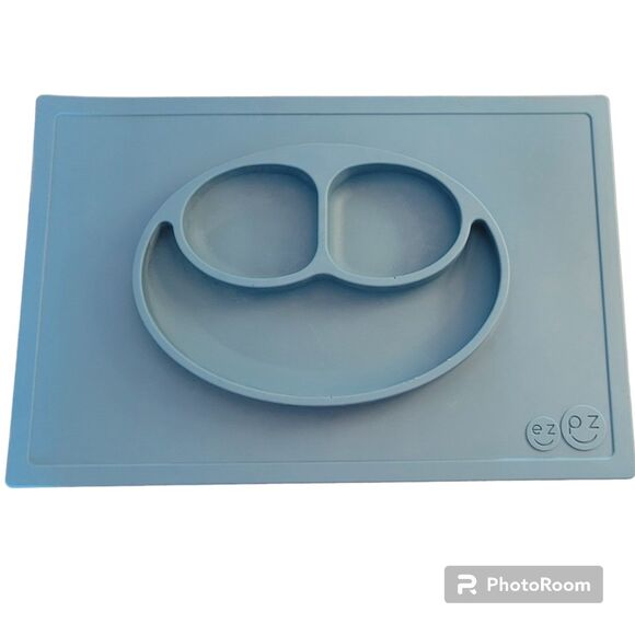 Blue Ezpz Silicone Happy Mat - Picture 1 of 3